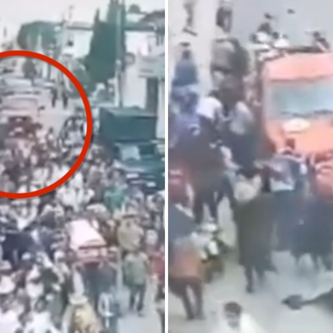 Video: Momento del Atropellamiento Múltiple en Cortejo Fúnebre en Tepeaca, Puebla