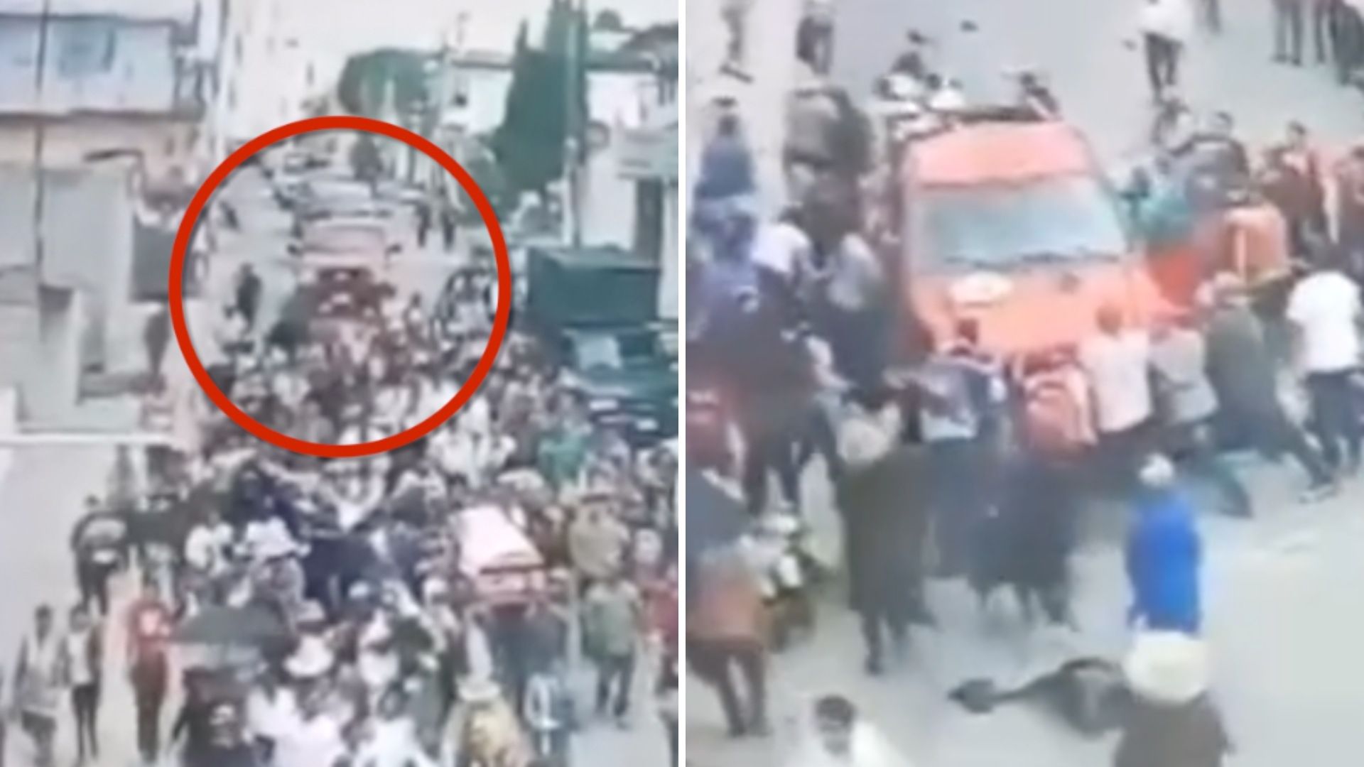 Video: Momento del Atropellamiento Múltiple en Cortejo Fúnebre en Tepeaca, Puebla