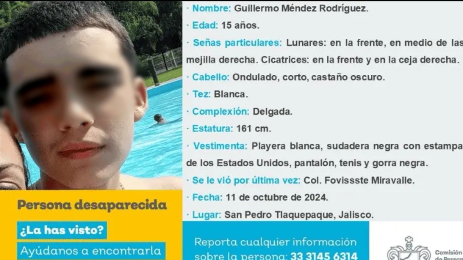 Encuentran a menor desaparecido en Tlaquepaque