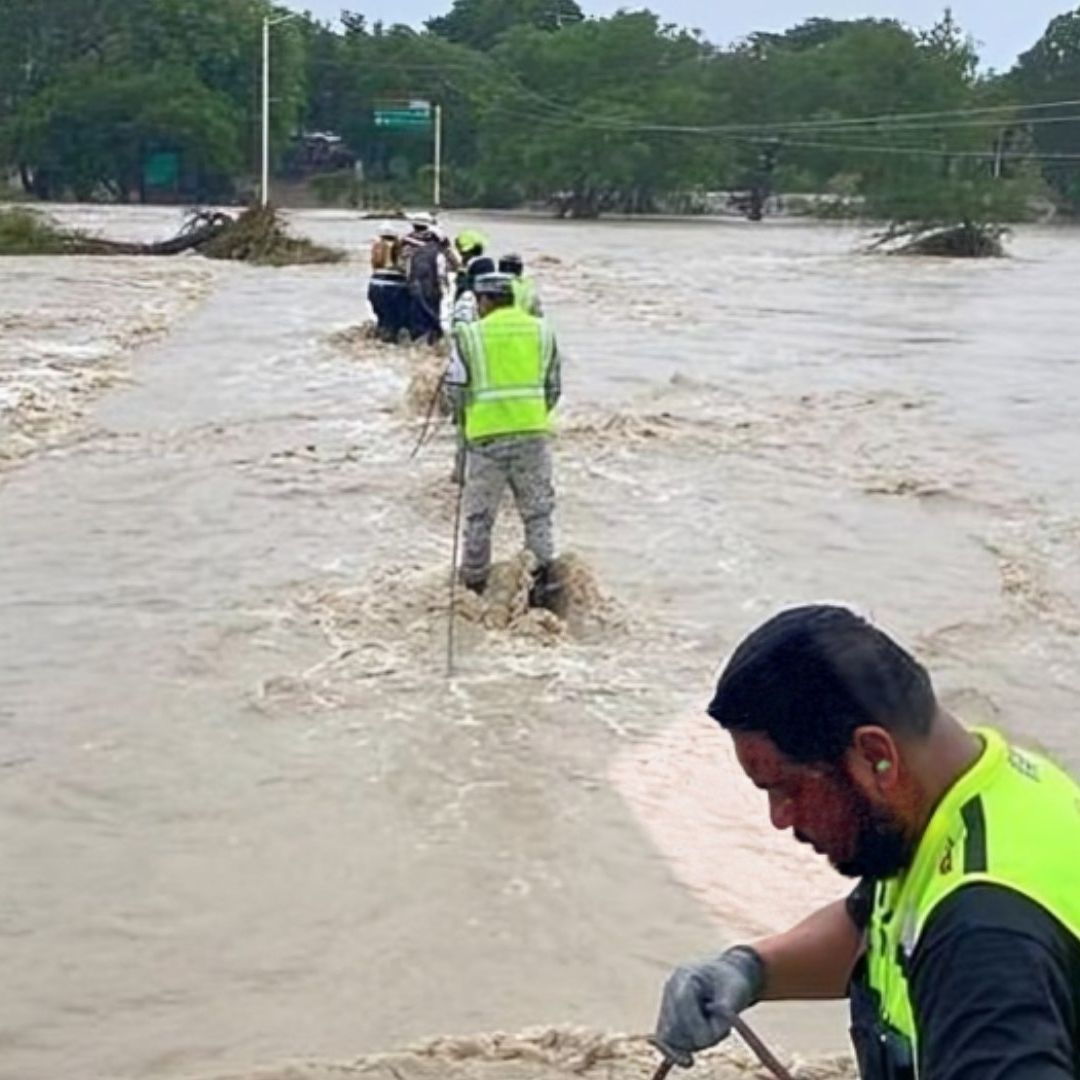Pobladores de Soto la Marina aseguran que, desde hace 10 años, no tenían tanta lluvia como ahora y que es benéfica para el campo