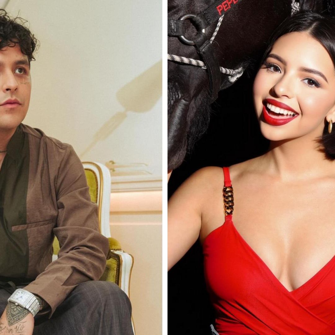 Captan a Ángela Aguilar y a Christian Nodal en París