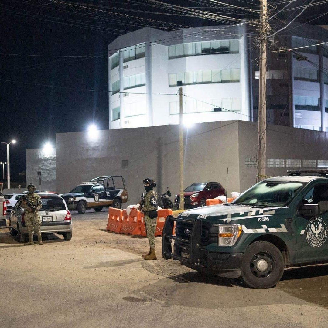Corporaciones de Fuerza Civil y la Secretaría de Marina en Veracruz