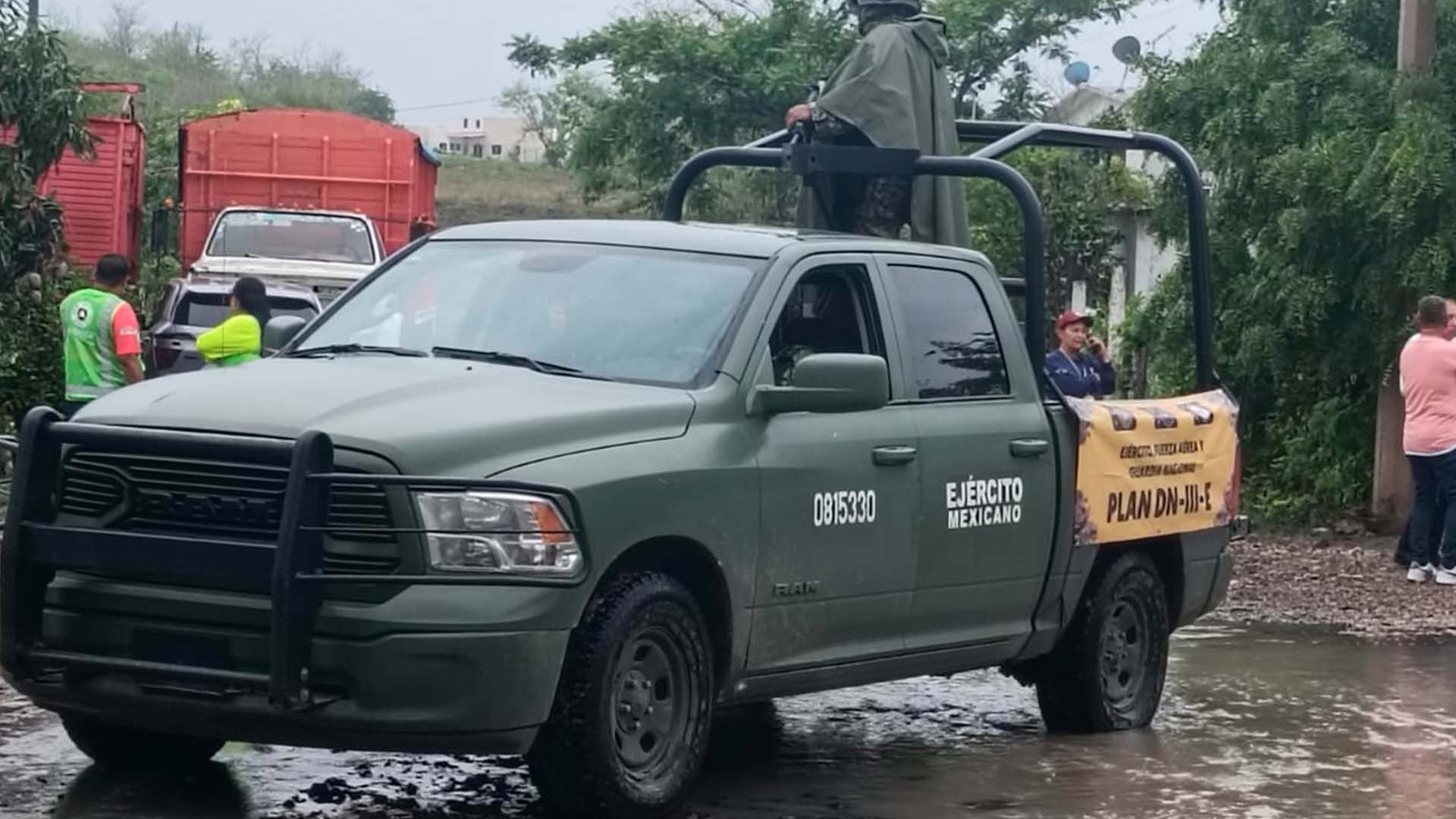 Activan el Plan DN-III por Lluvias en Zona Sur de Tamaulipas; Evacuan Poblado El Limón