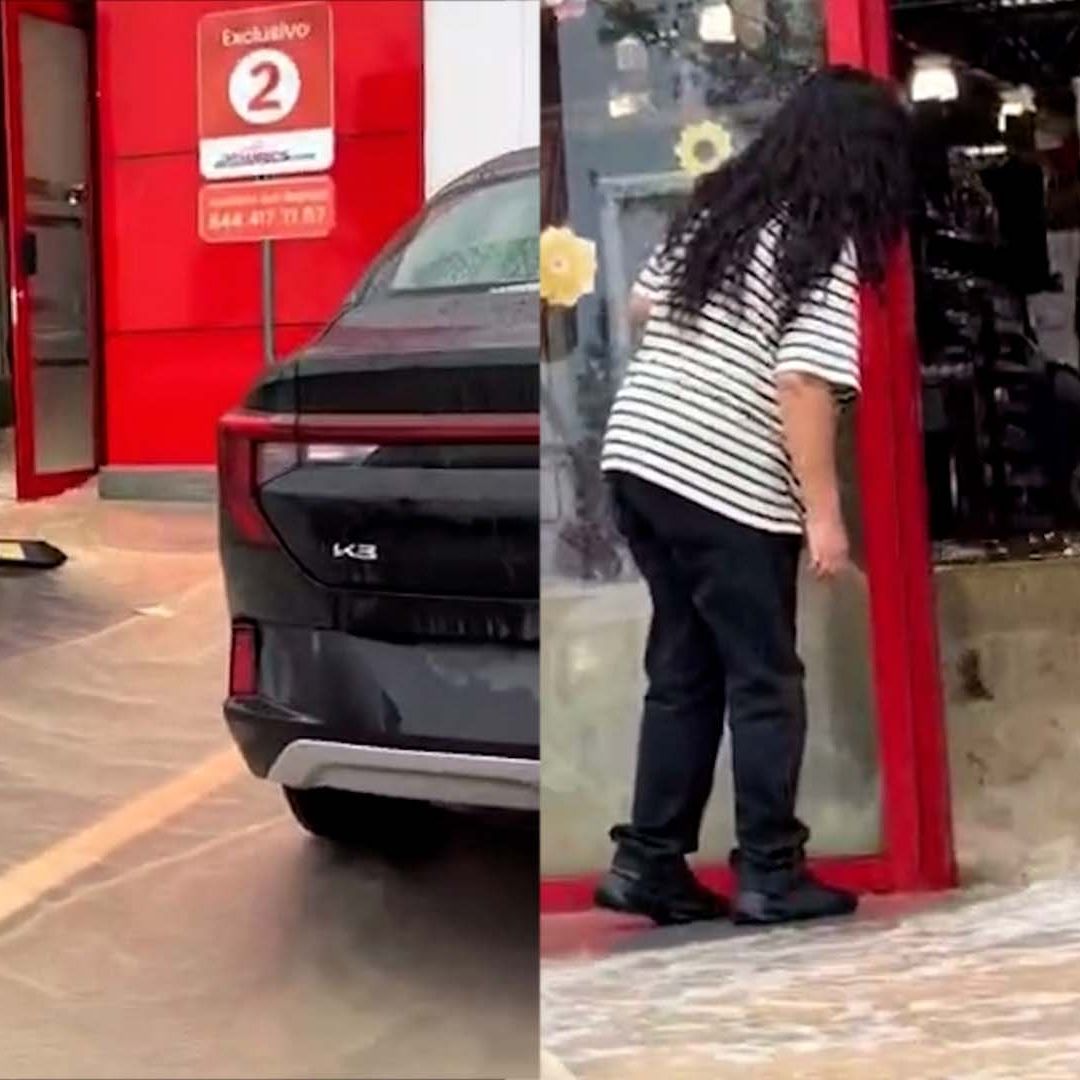 Video: Fuertes Lluvias Inundan Supermercado en Saltillo