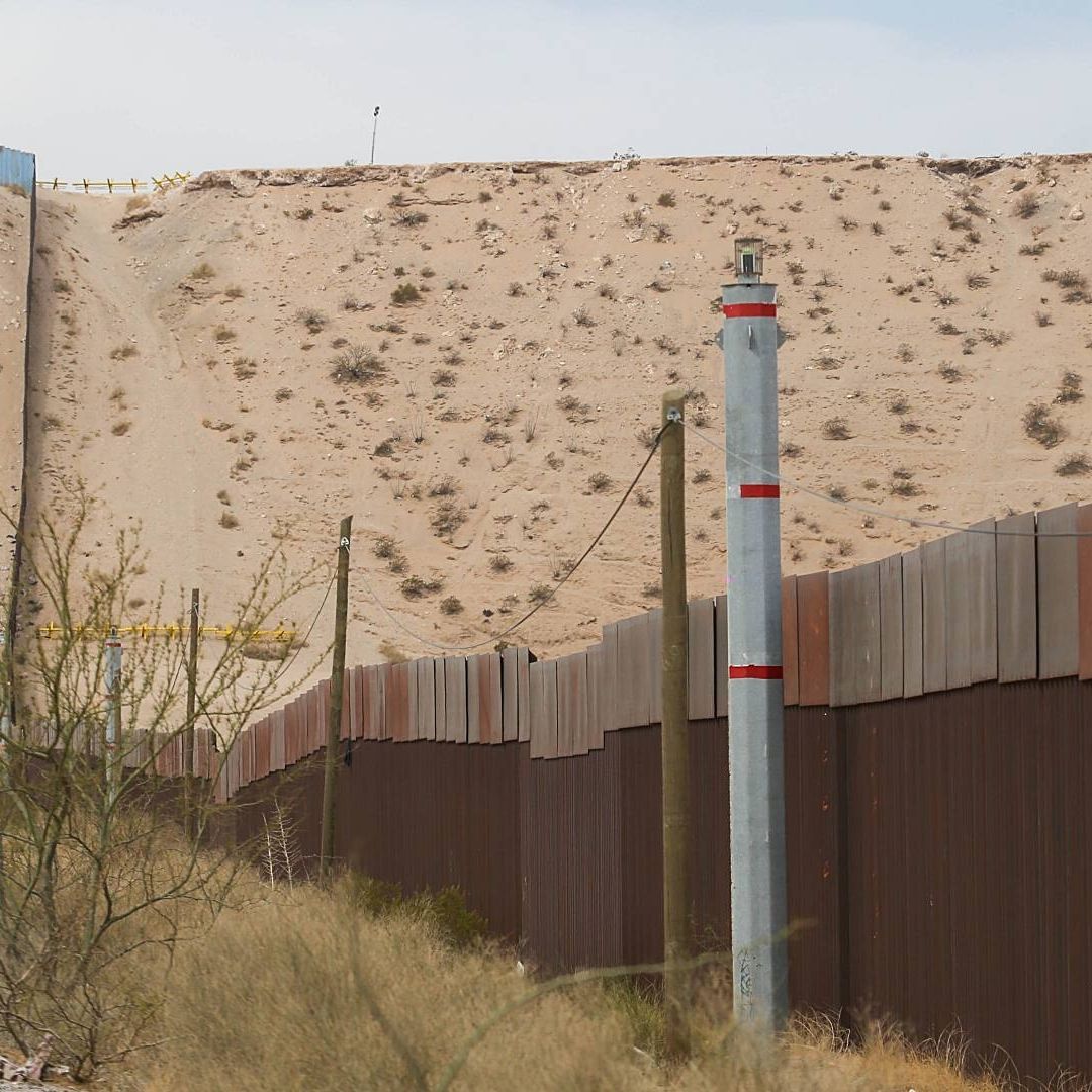 Frontera con Ciudad Juárez, donde militares de EUA han reforzado la vigilancia con tanquetas