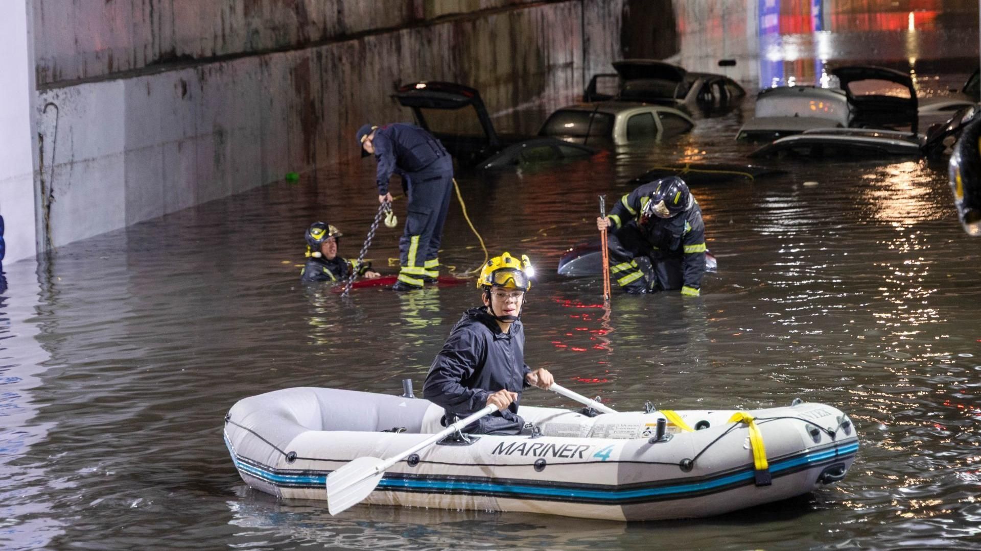 Inundación en Viaducto por tormenta de junio de 2025, en CDMX