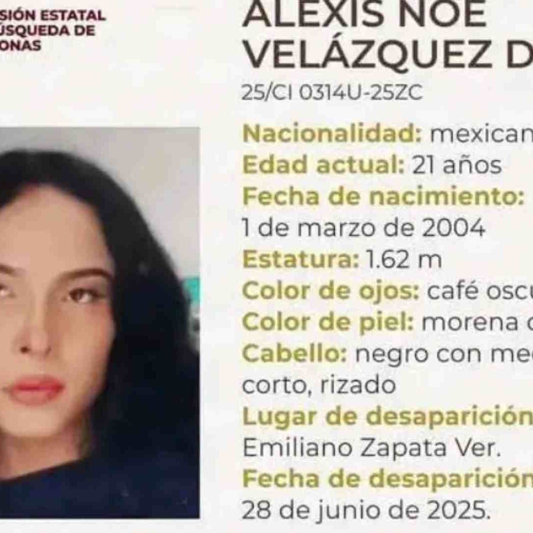 Localizan el cuerpo sin vida de Alexis Noé, chica trans reportada como desaparecida desde el 28 de junio.