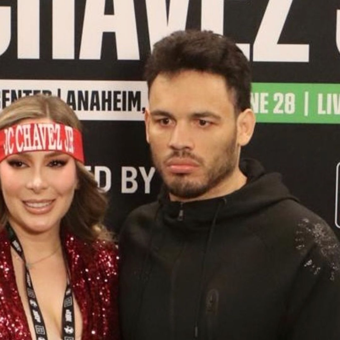 Julio César Chávez Jr. y su esposa, Frida Muñoz Muro
