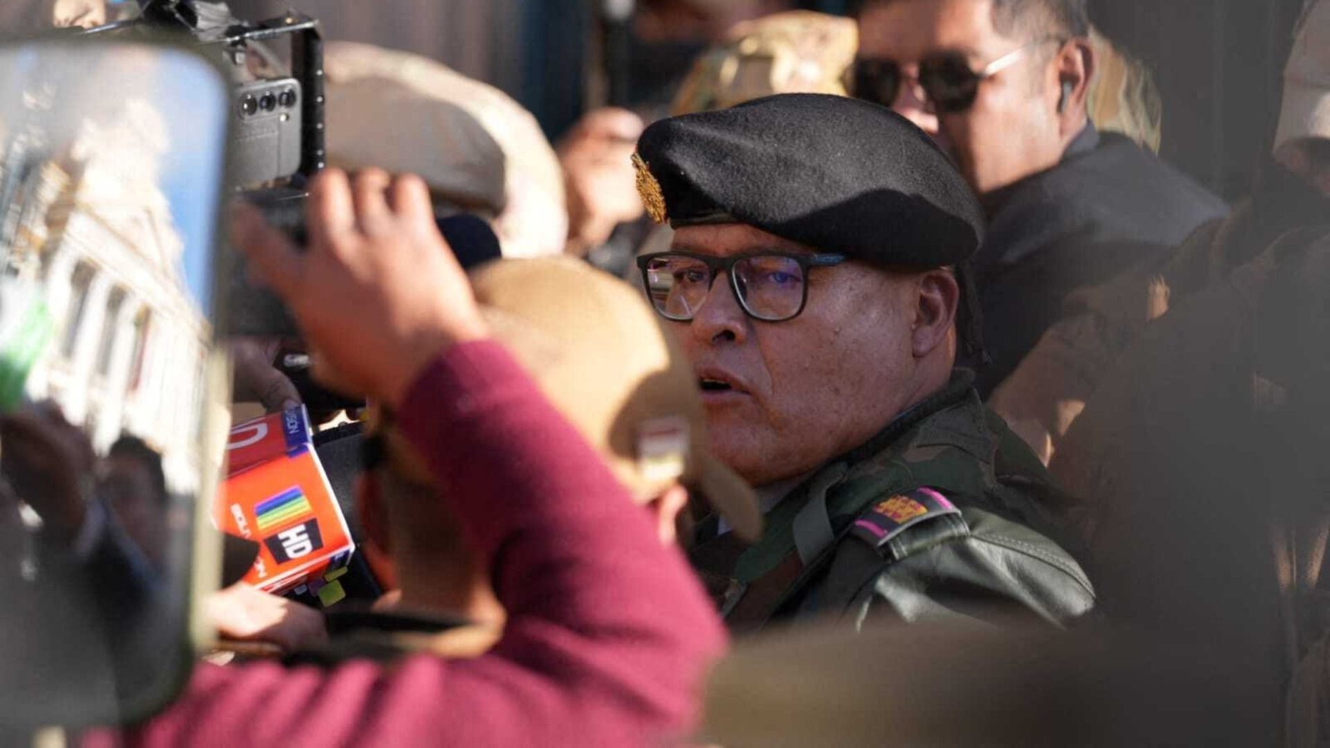 Zuñiga acusó al presidente Arce de ordenar la operación militar. Foto AFP