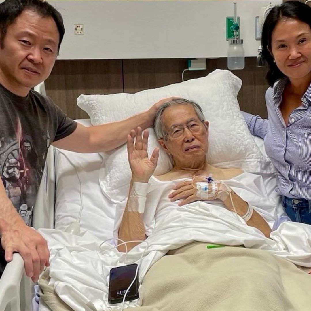 Alberto Fujimori ya había sido ingresado al hospital por un cáncer en la lengua. Foto Archivo AFP