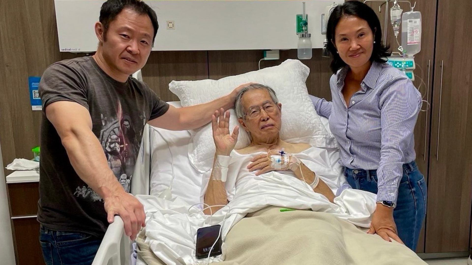 Alberto Fujimori ya había sido ingresado al hospital por un cáncer en la lengua. Foto Archivo AFP