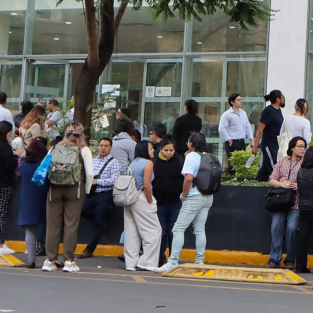 Protesta de trabajadores del Poder Judicial de la CDMX en Ciudad Judicial