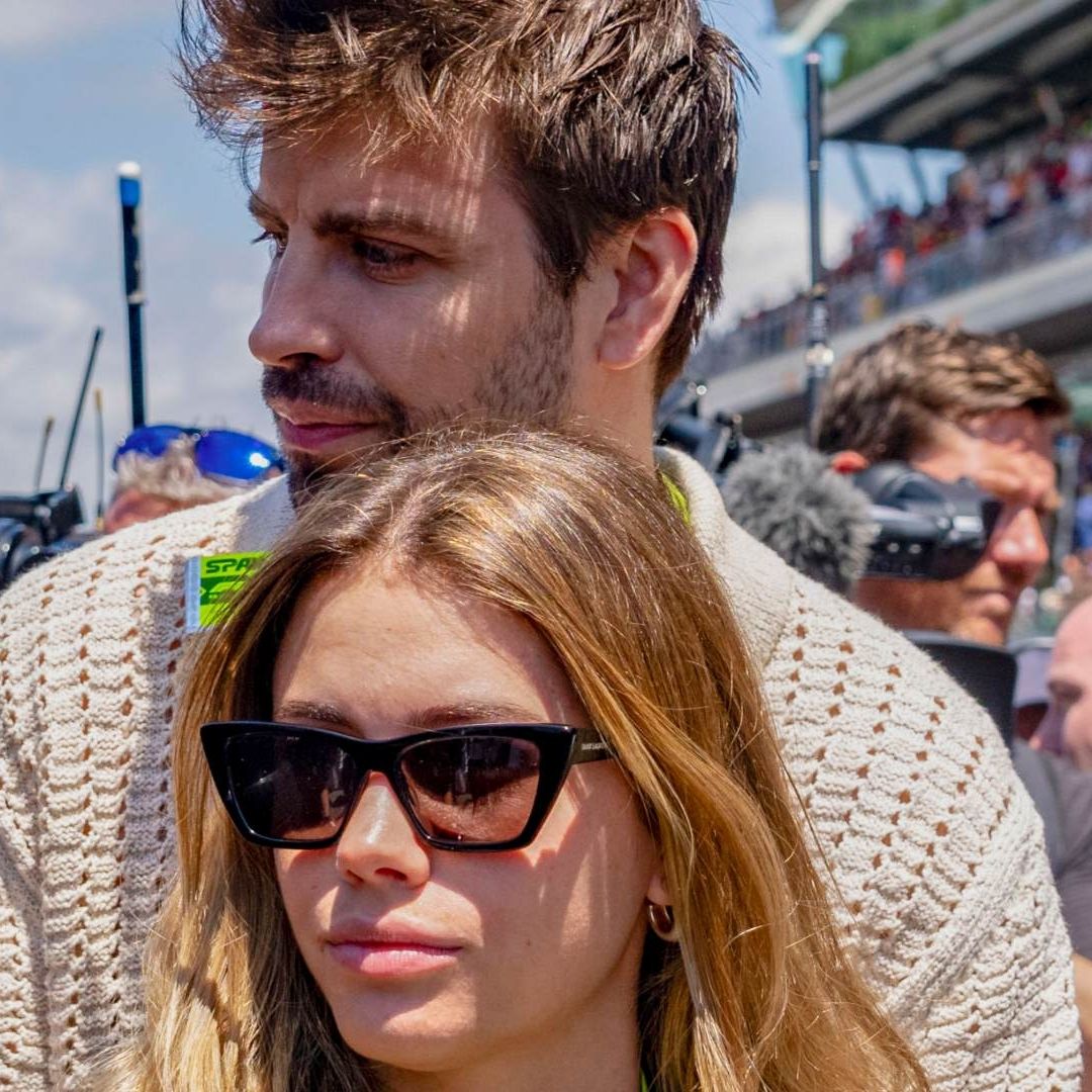 Gerard Piqué y Clara Chía en el Gran Premio de España de Fórmula 1