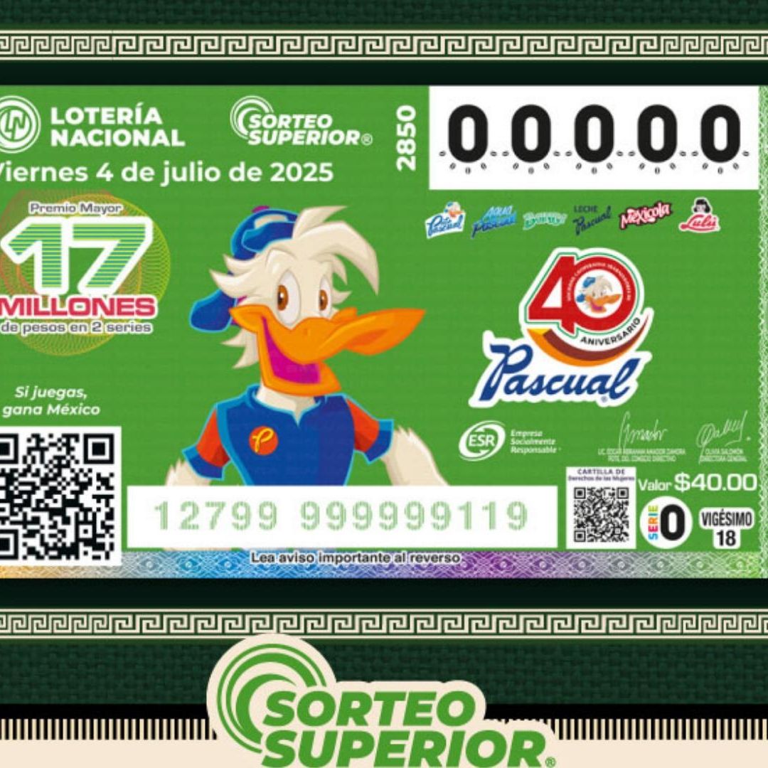 Resultados Lotería Nacional hoy 4 de julio 2025 lista de números ganadores Sorteo Superior 2850