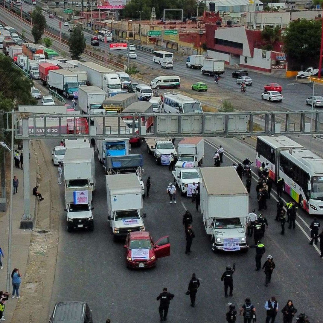 Paro de transpostistas en Ecatepec