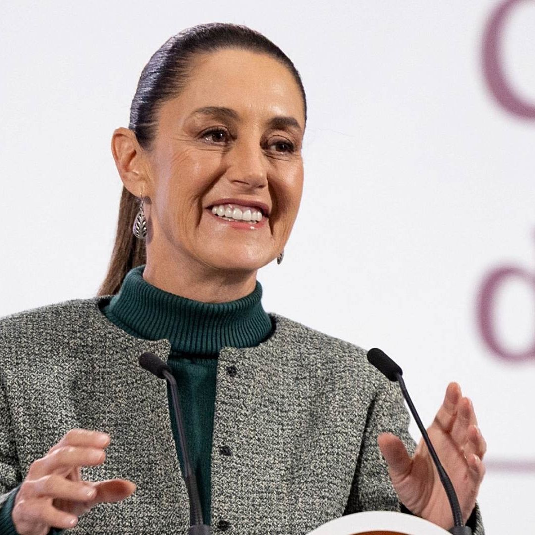 Claudia Sheinbaum durante conferencia de prensa