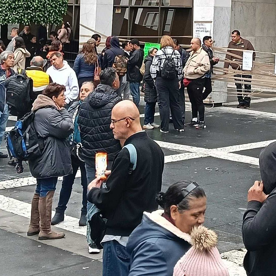 Trabajadores del Poder Judicial de la Ciudad de México en paro de labores