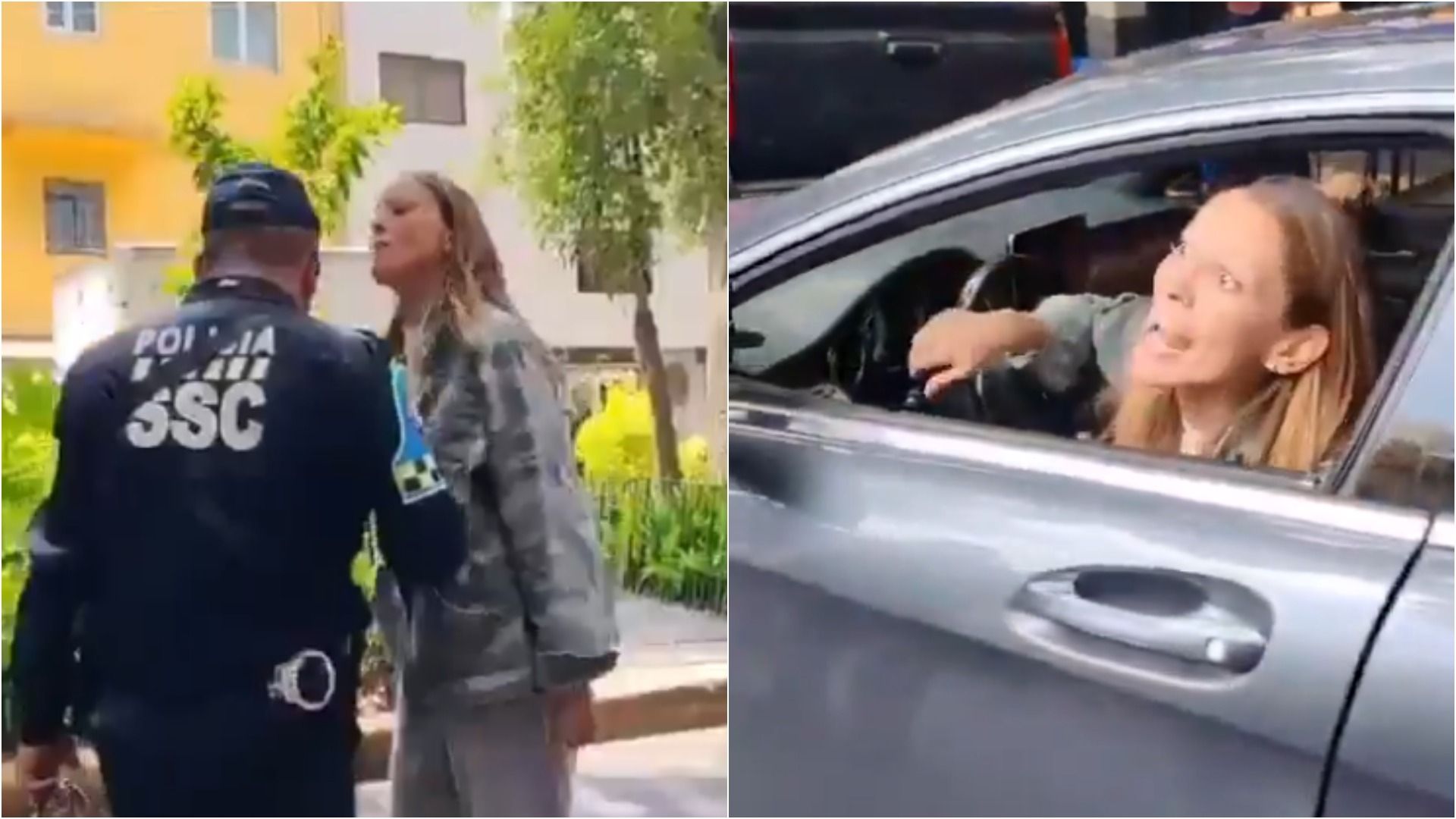La mujer quiso insultar al policía llamándolo negro.