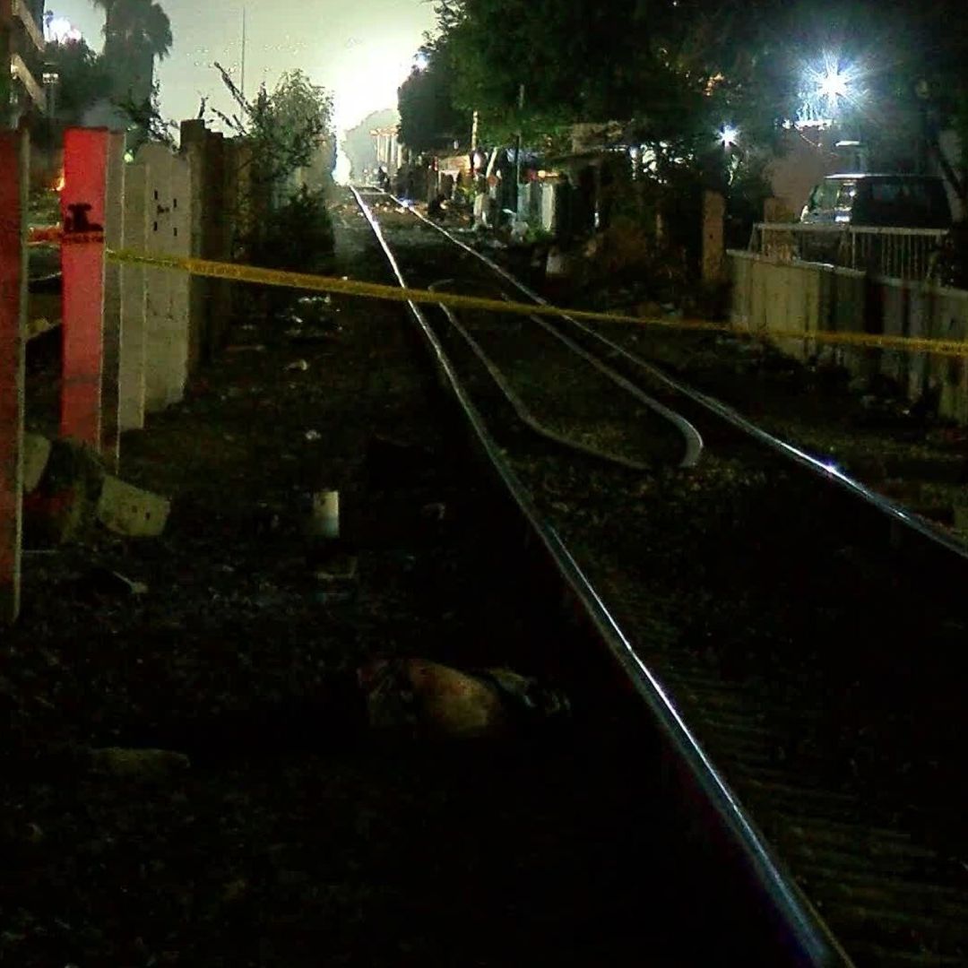 Hombre muere tras ser arrollado por el tren en Guadalajara.
