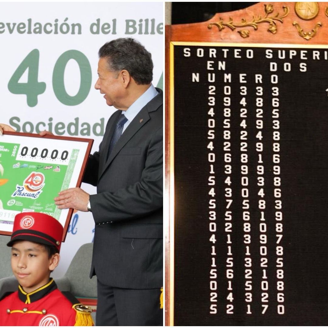 Conoce dónde cayó el premio mayor de la Lotería Nacional