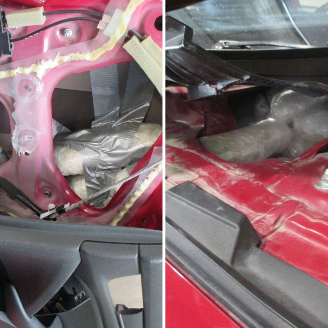 Confiscan droga a mujer que viajaba en la garita de Calexico