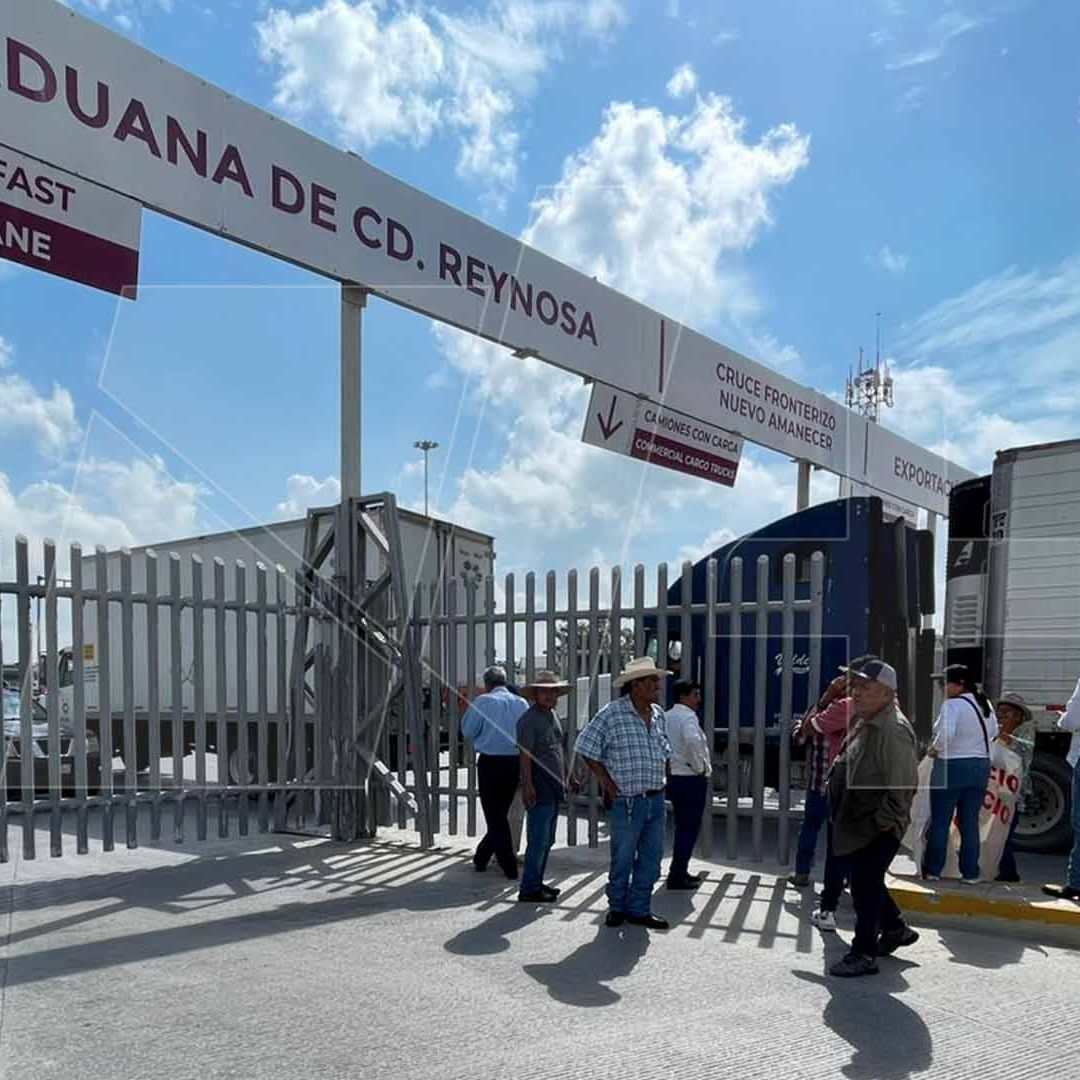 Productores Agrícolas Bloquean Acceso Puente Reynosa-Pharr