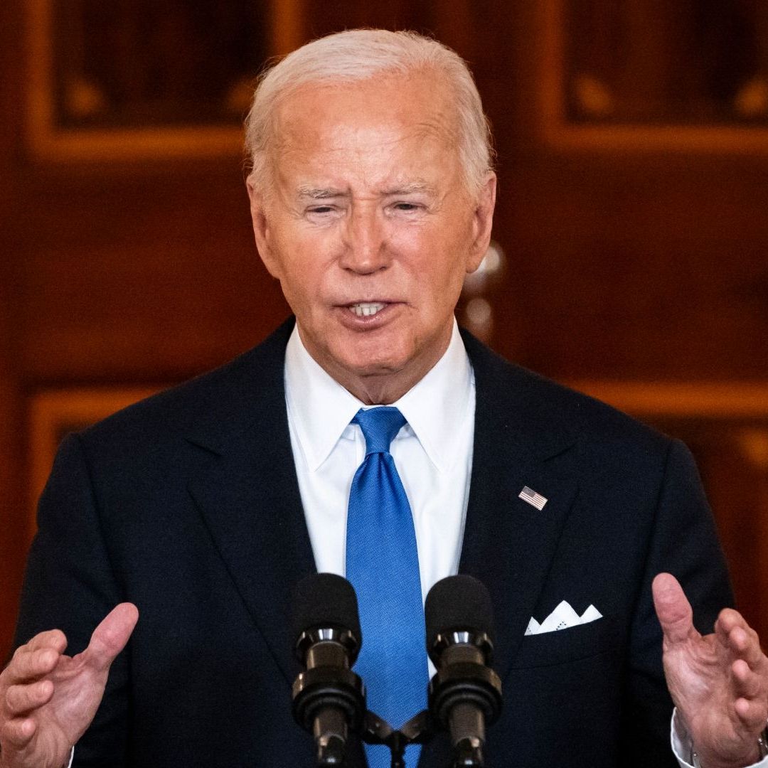 El presidente de Estados Unidos, Joe Biden, durante un mensaje en la Casa Blanca