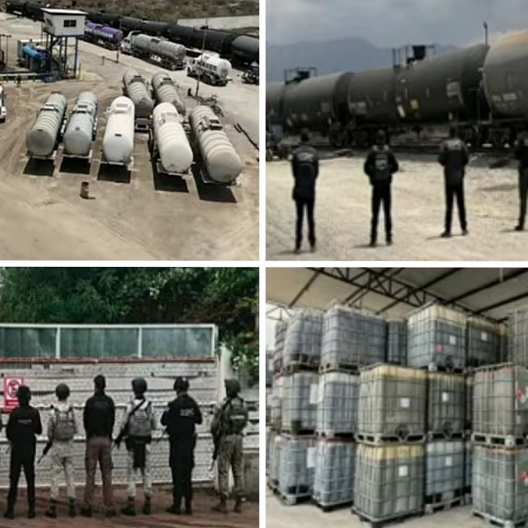 Aseguramientos en el marco de operativos contra huachicol
