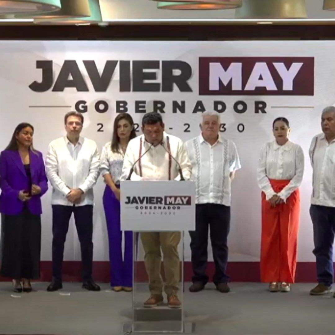 Javier May presenta a los miembros de su gabinete en Tabasco