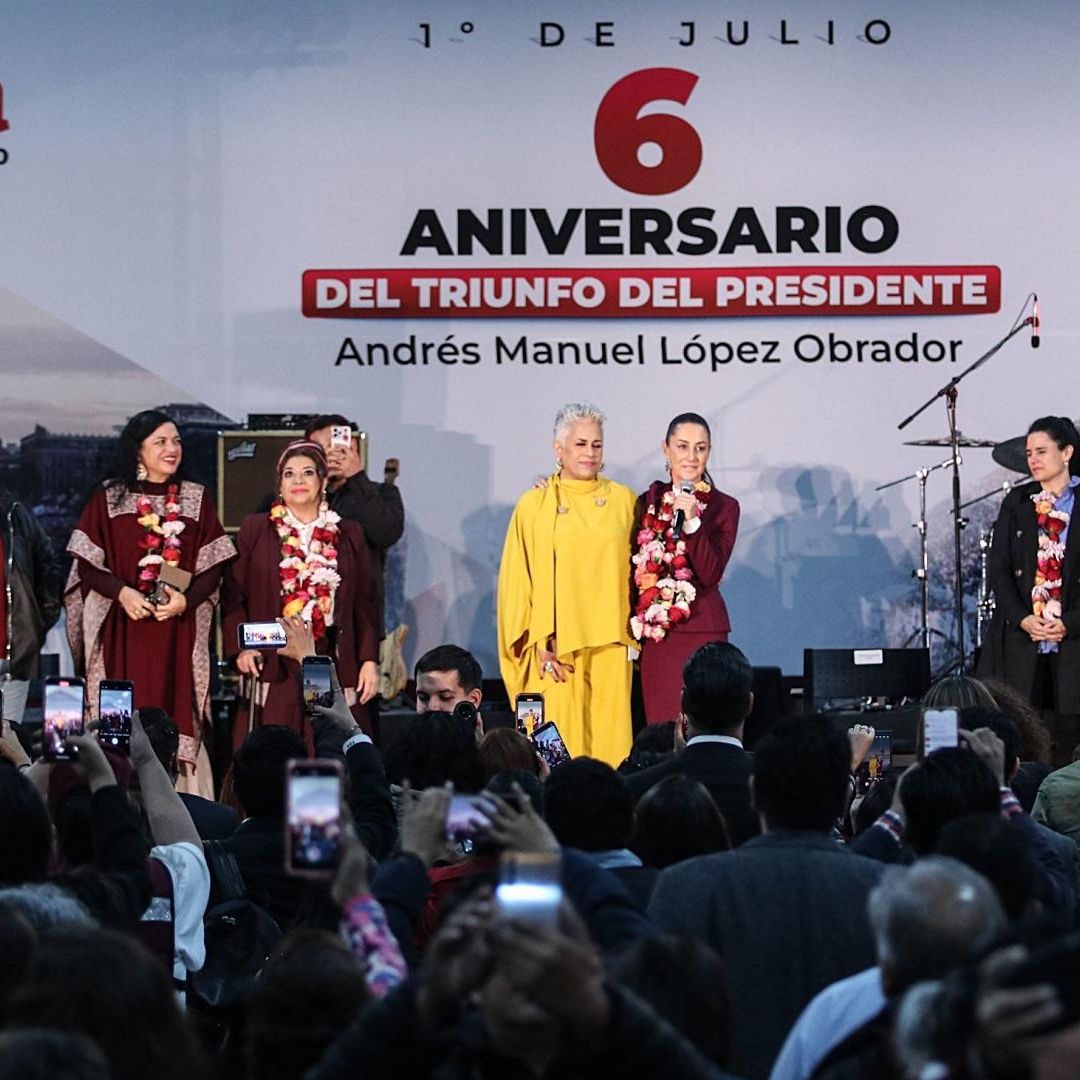 Sheinbaum Celebra 6 Años de Triunfo Electoral de AMLO con Llamado a Divulgar en Plazas la Reforma Judicial