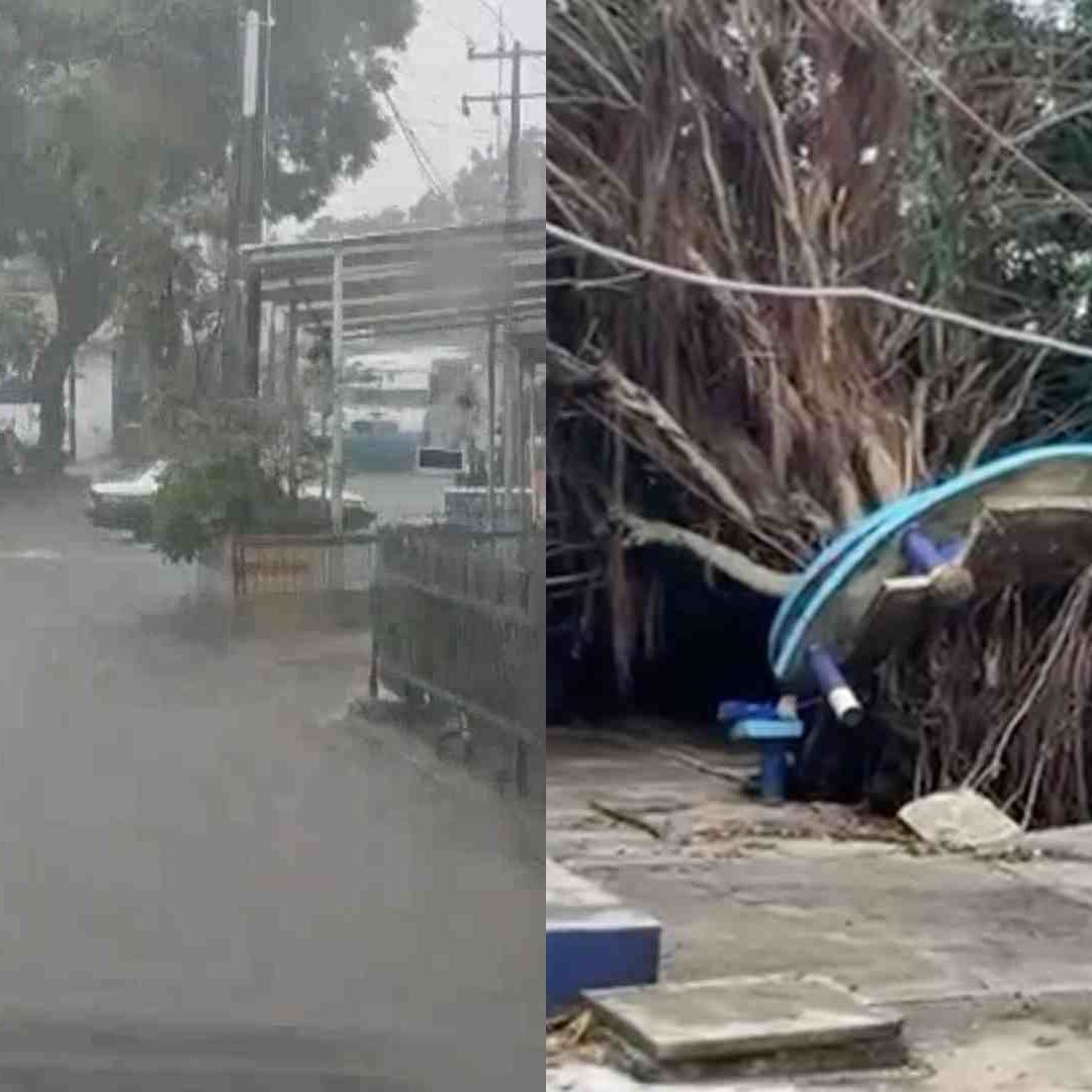 Lluvias causan afectaciones en la zona sur del estado de Veracruz