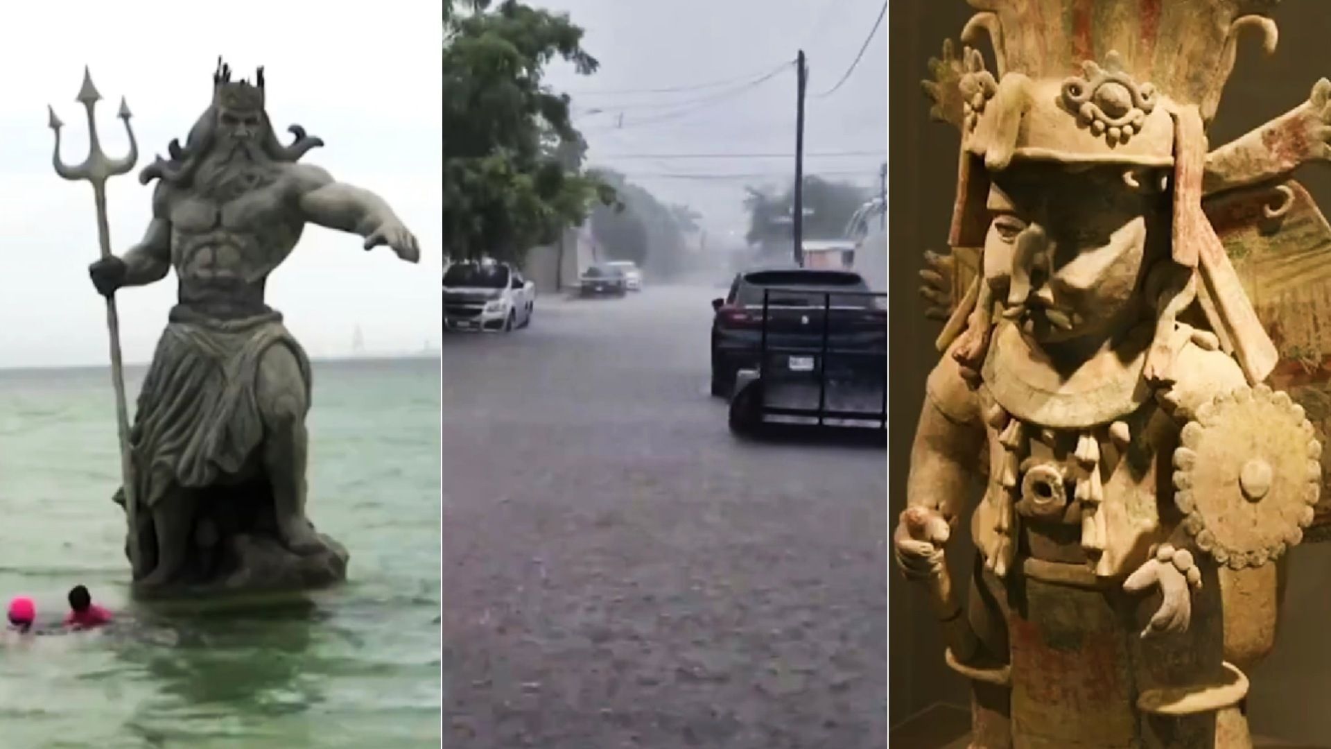 Mito o Realidad: ¿Dios Maya Chaac Desató su Furia Contra Yucatán por Estatua de Poseidón?