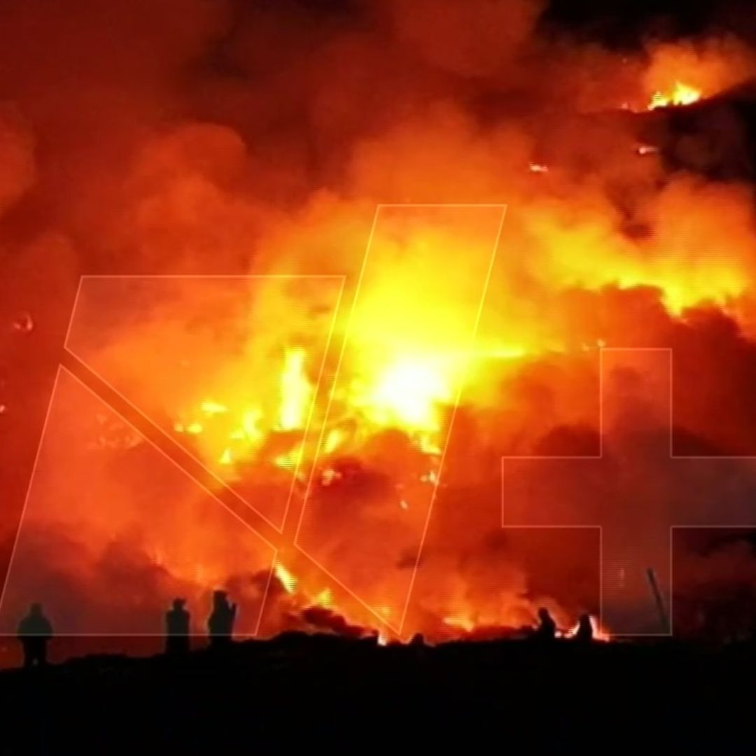 Se Registra Fuerte Incendio en Relleno Sanitario del Bordo de Xochiaca