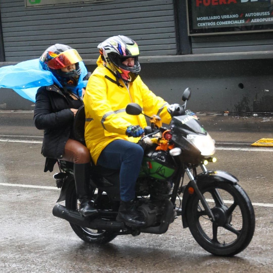 Lluvia en la alcaldía Cuauhtémoc, en CDMX