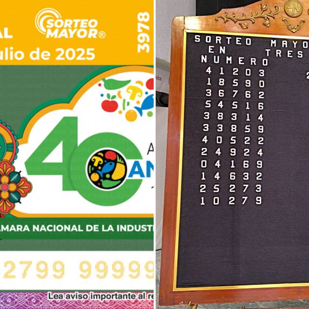 ¿Dónde Cayó Premio Mayor de Lotería Nacional 8 de Julio 2025? Checa Tu Cachito de Sorteo Mayor 3978