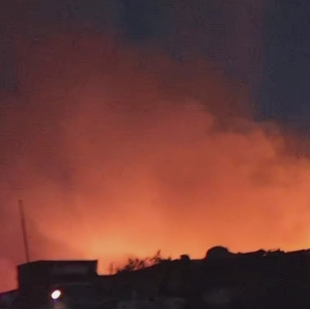 Incendio en el Bordo de Xochiaca, en Nezahualcóyotl