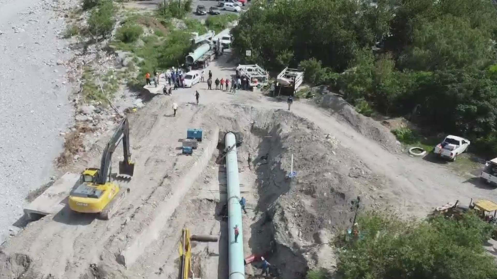 Se soluciona esta problemática en Prados de Santa Catarina, uno de los sectores afectados tras cumplir 15 días sin servicio de agua.