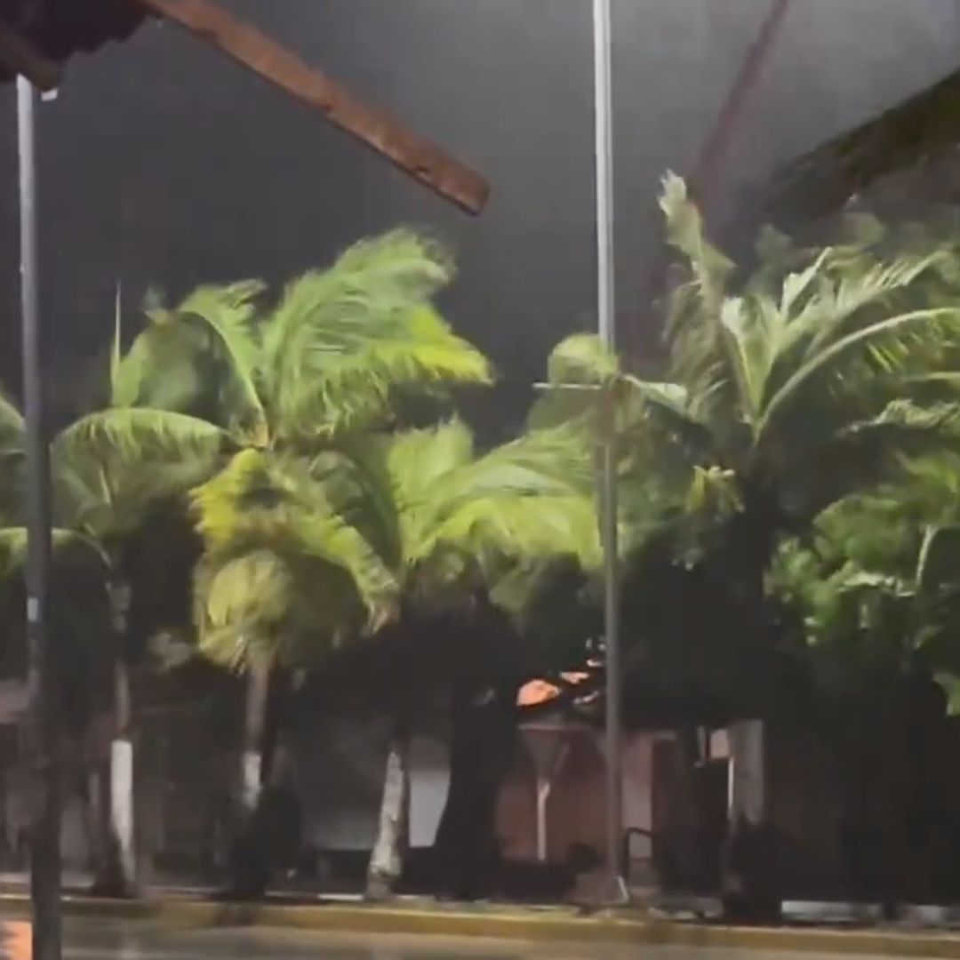 Huracán Beryl Toca Tierra en Quintana Roo; Avanza Hacia Yucatán