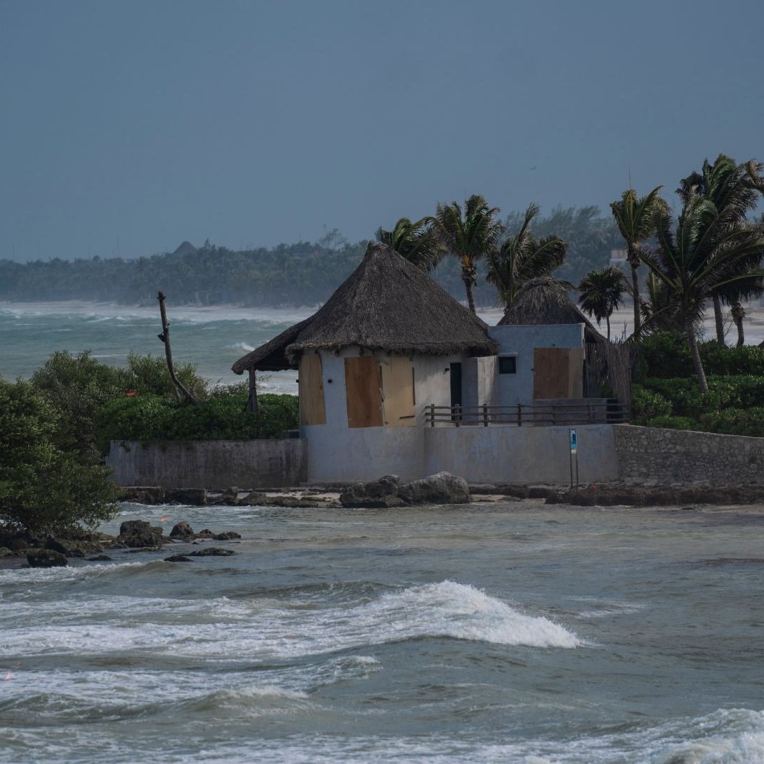 El huracán Beryl tocó tierra en Tulum, Quintana Roo
