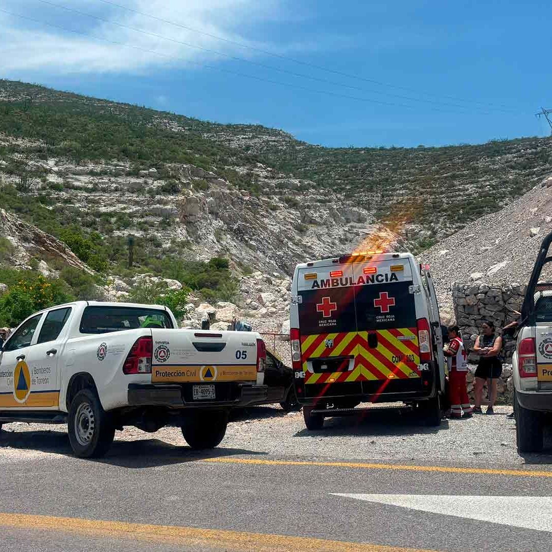 Senderista Sufre Golpe de Calor y Deshidratación en la Ruta de las Noas en Torreón