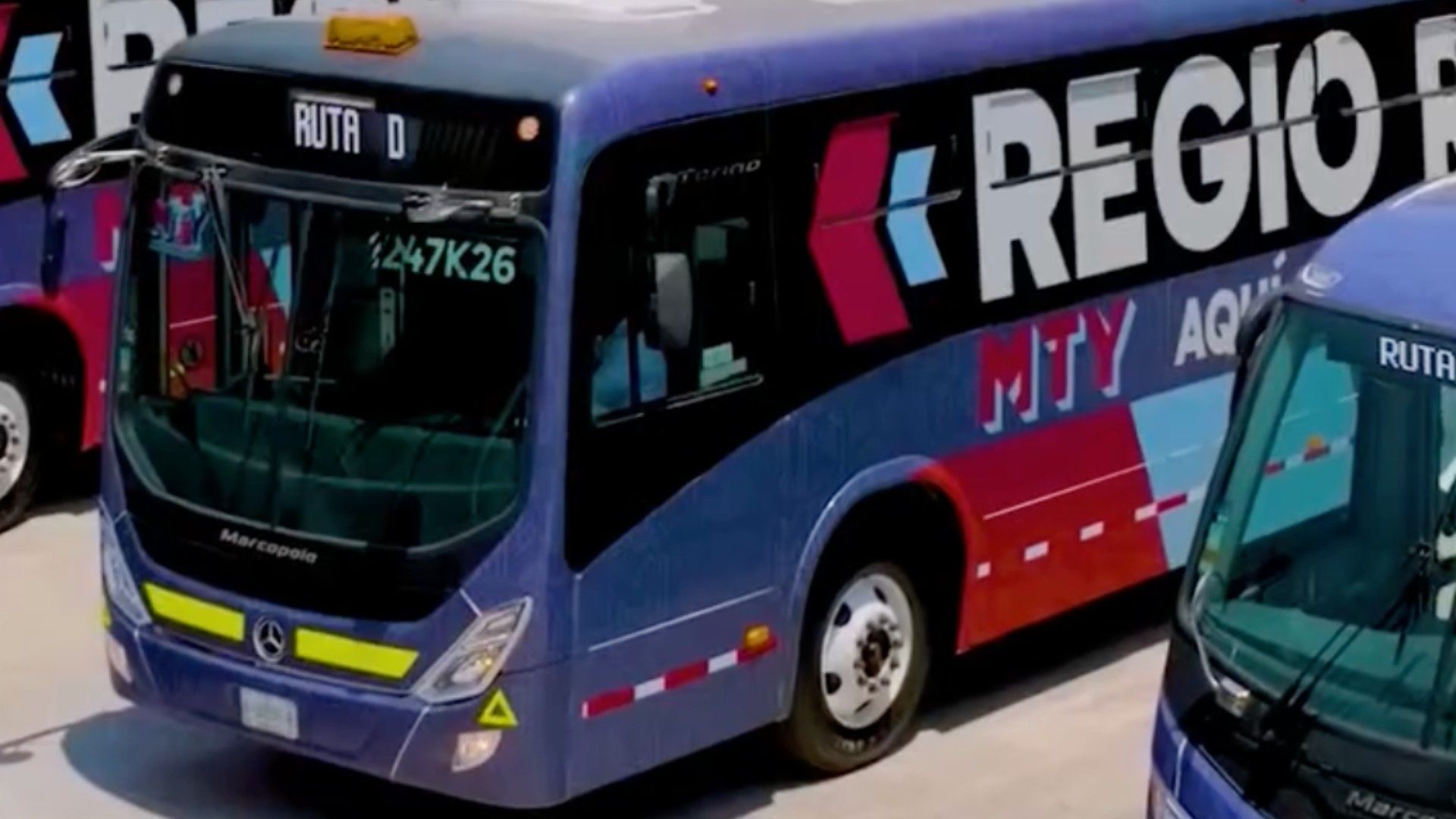 Camión de Regio Ruta en Monterrey