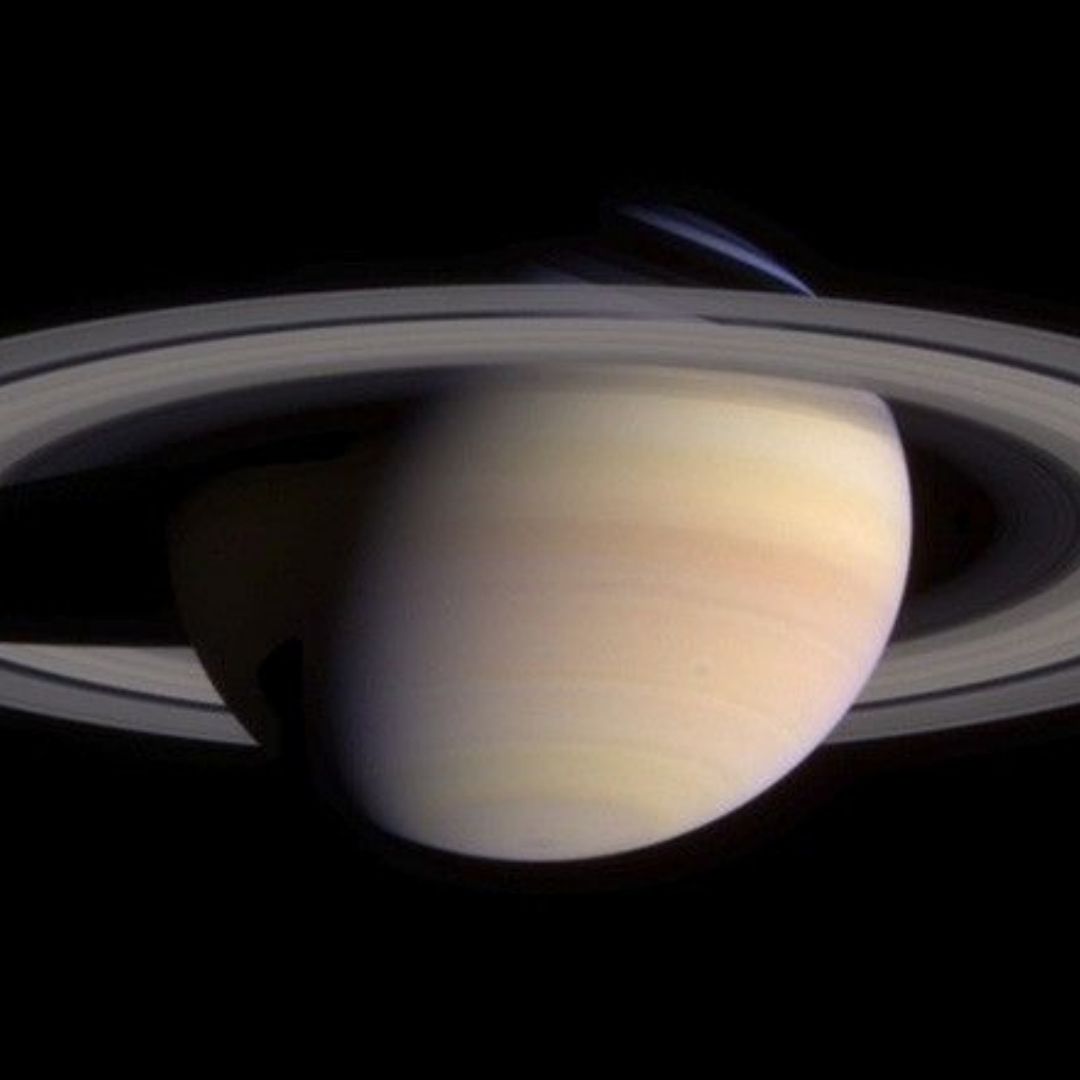 Así son los anillos de Saturno