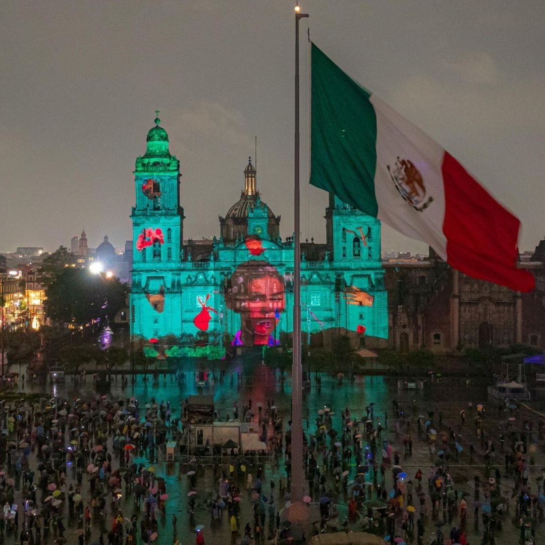 Así se Vivió el Videomapping 'Memoria Luminosa. México-Tenochtitlán: 700 Años'
