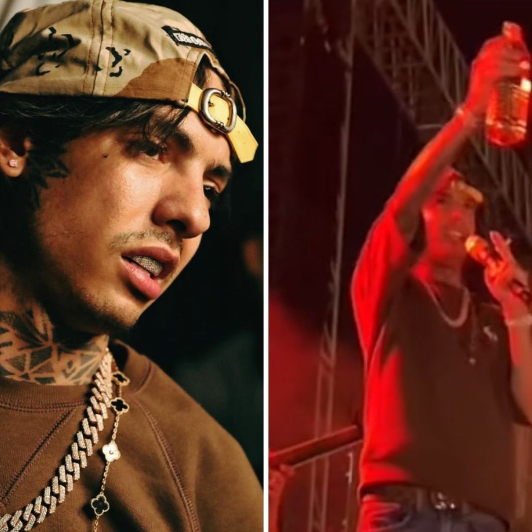¿Natanael Cano Tomó Orina de una Botella en Pleno Concierto? Circula Video del Hecho