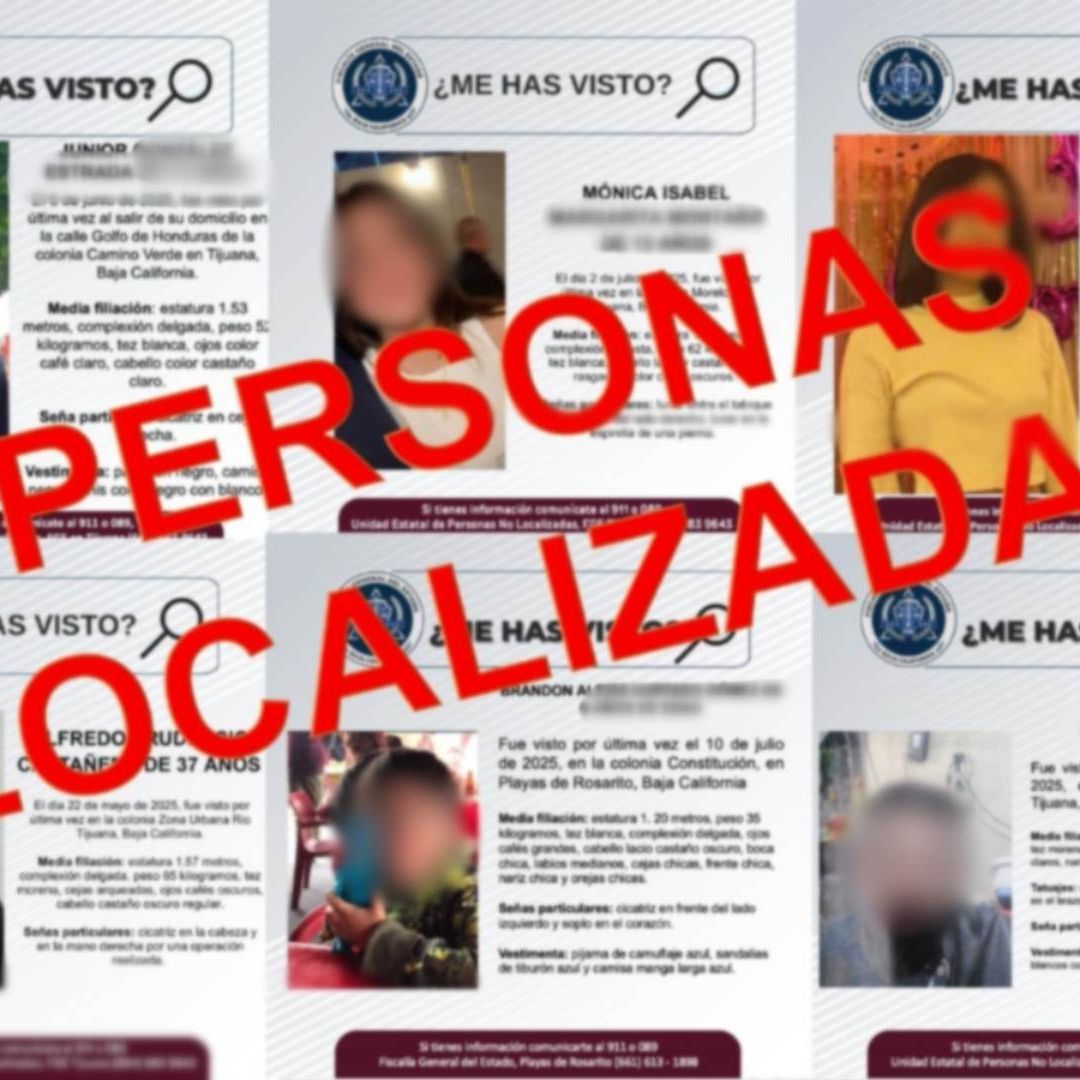 Localizan a 6 Personas Desaparecidas en Tijuana