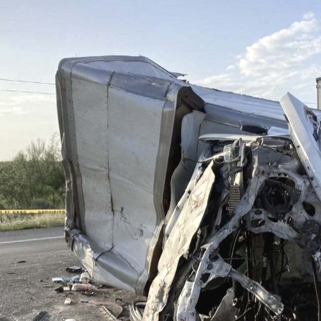 Muere Joven en Choque Frontal Sobre Carretera Libre a Nuevo Laredo