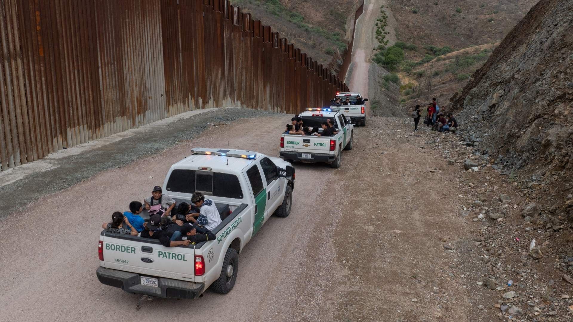 Patrulla fronteriza en frontera México-Estados Unidos