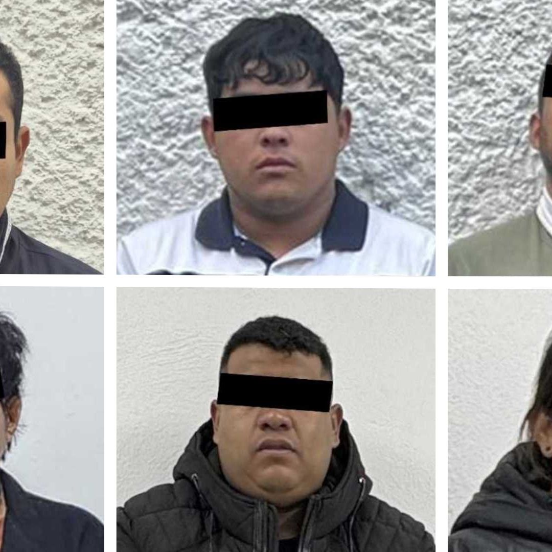 Presuntos miembros de La Unión Tepito detenidos en la Ciudad de México