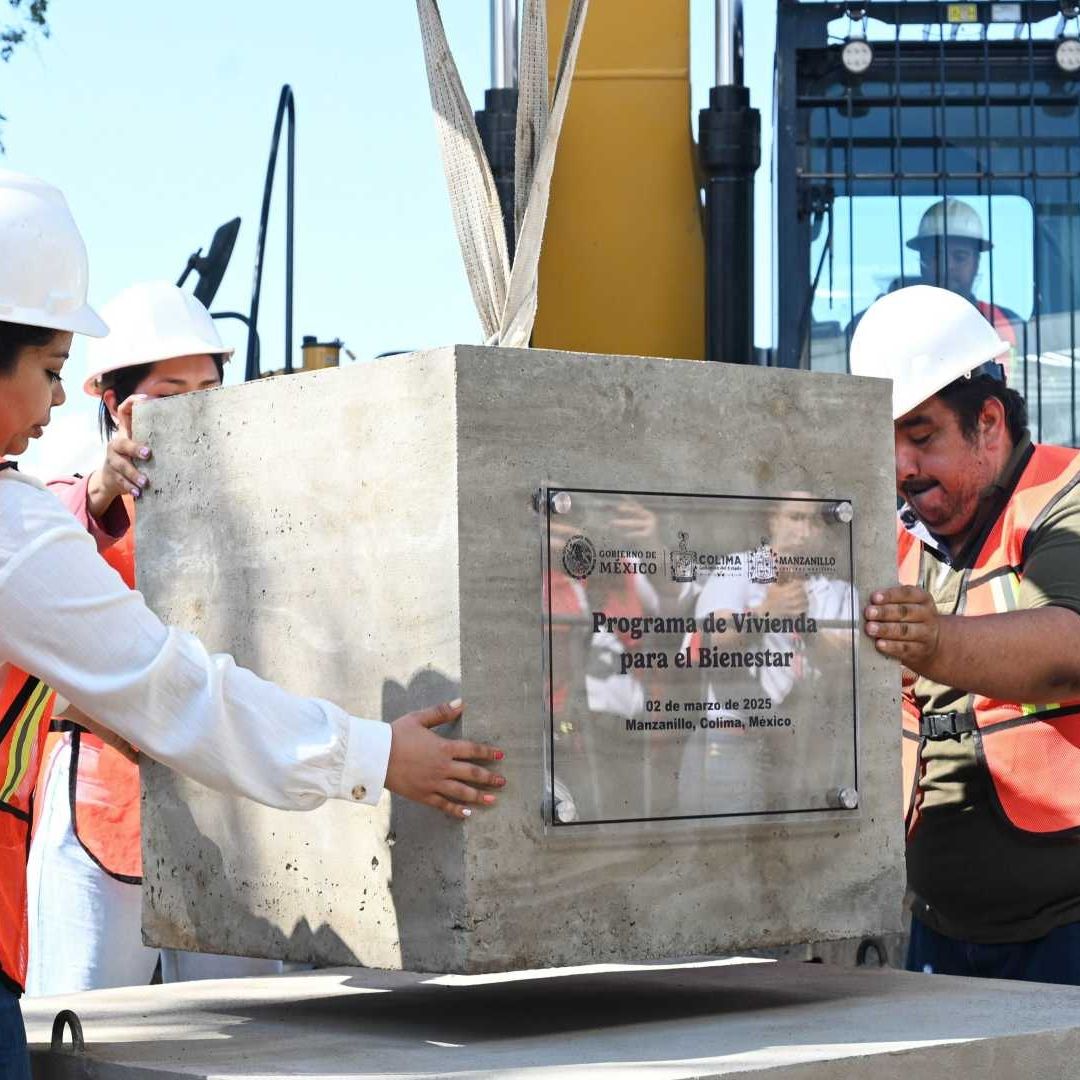Arranque de obras del programa Vivienda para el Bienestar en Colima en marzo 2025
