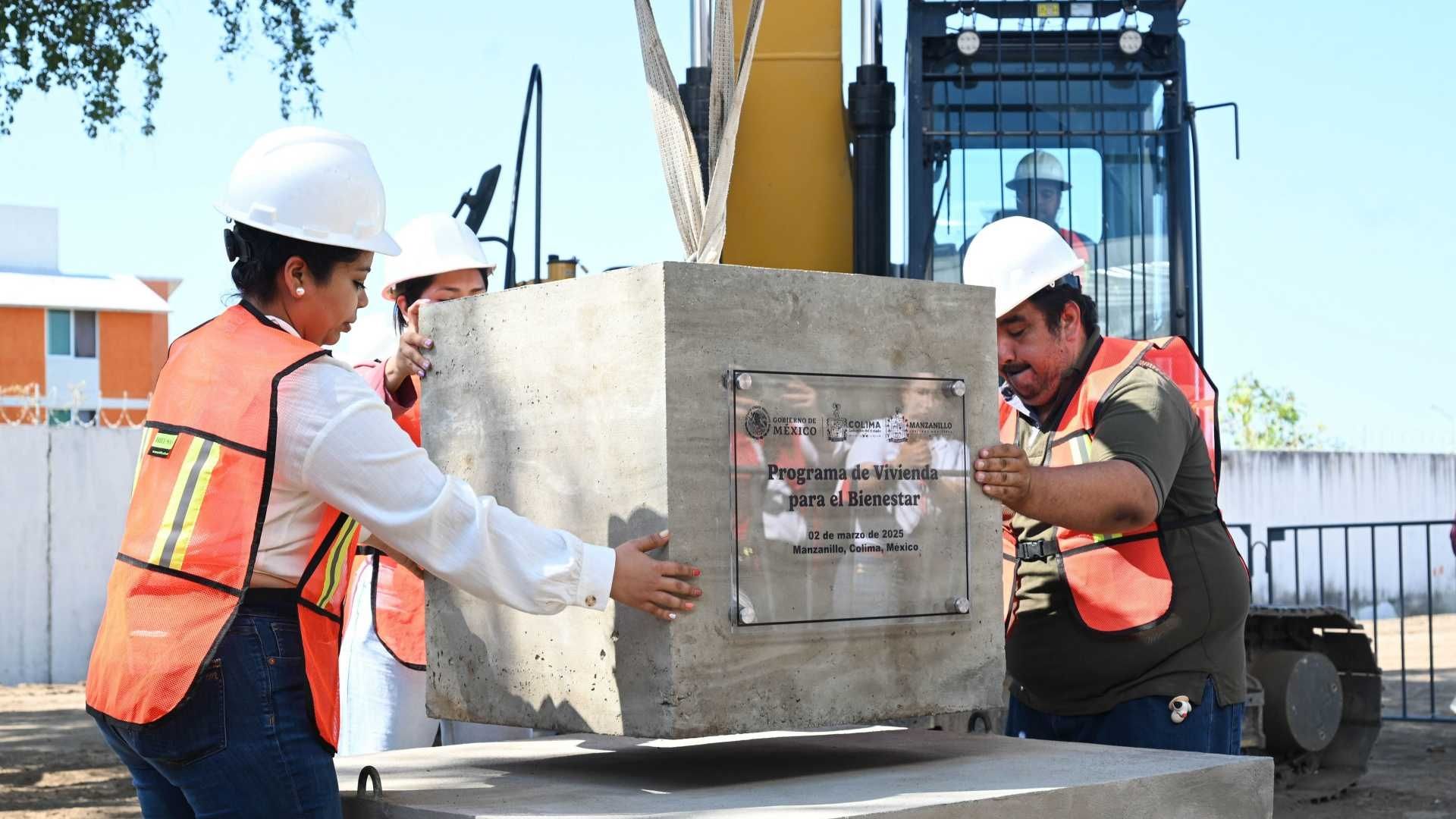 Arranque de obras del programa Vivienda para el Bienestar en Colima en marzo 2025